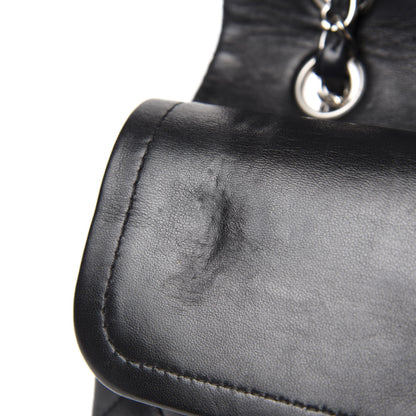 Chanel Lambskin Quilted Medium Double Flap Black 8 of 14