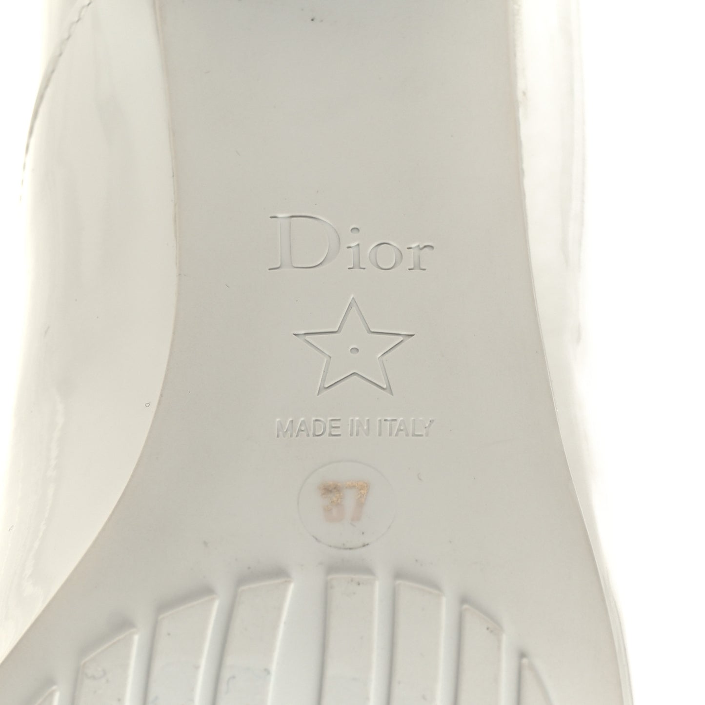Patent Diorarty 30mm Pumps 37 White