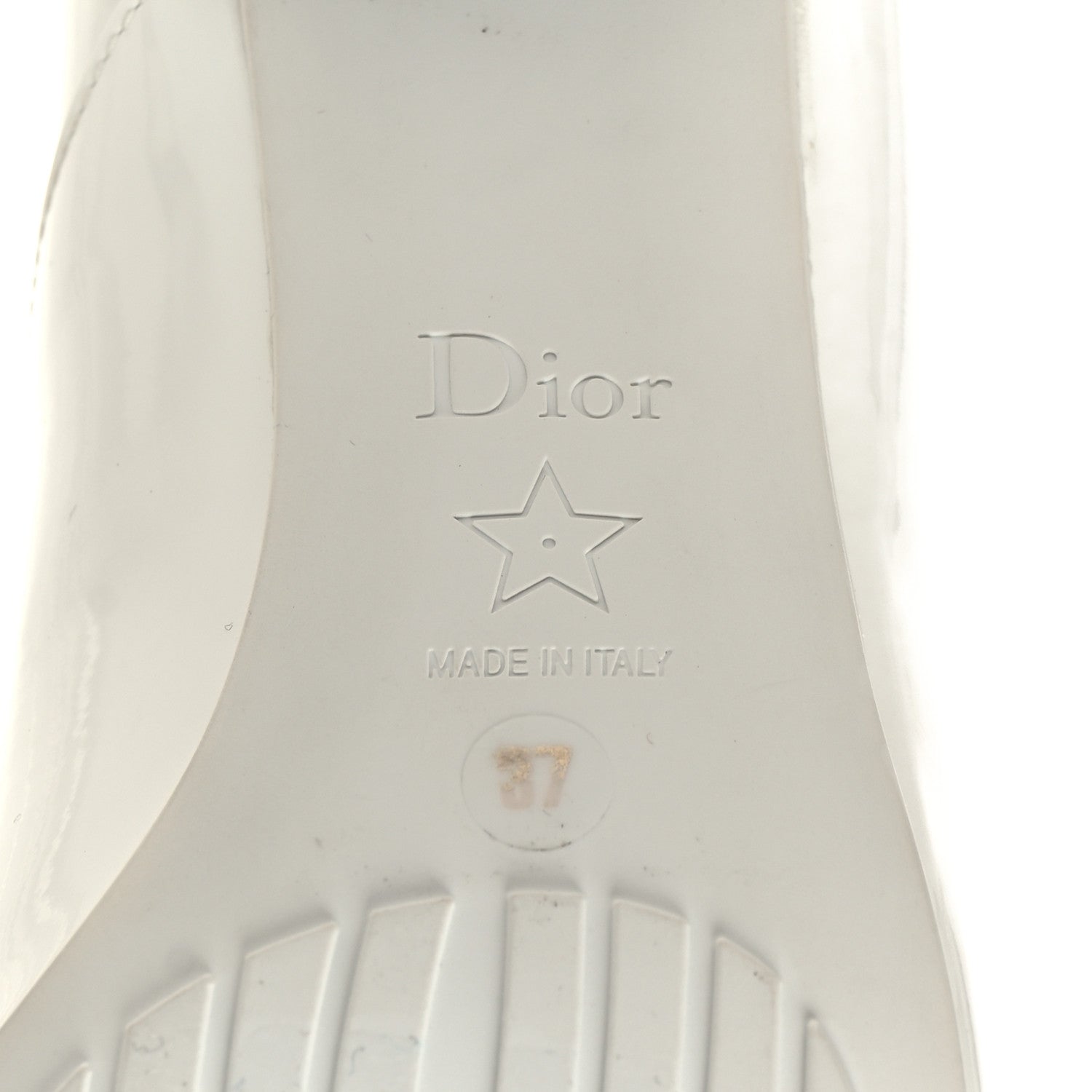 Christian Dior Patent Diorarty 30mm Pumps 37 White 6 of 8