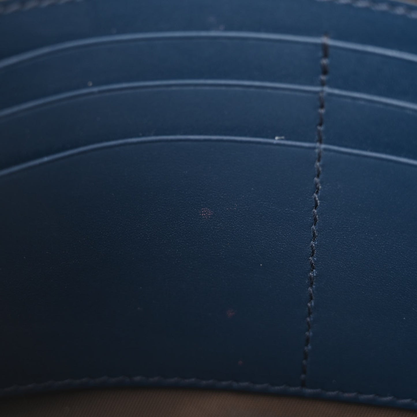 Guccissima Signature Wrist Wallet Blue Agata