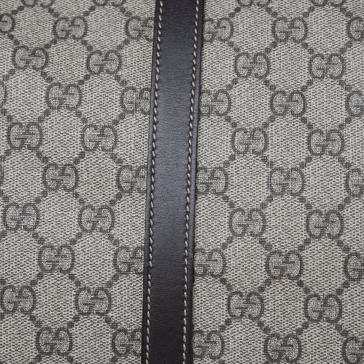 GG Plus Monogram Medium Carry On Duffle Bag Brown