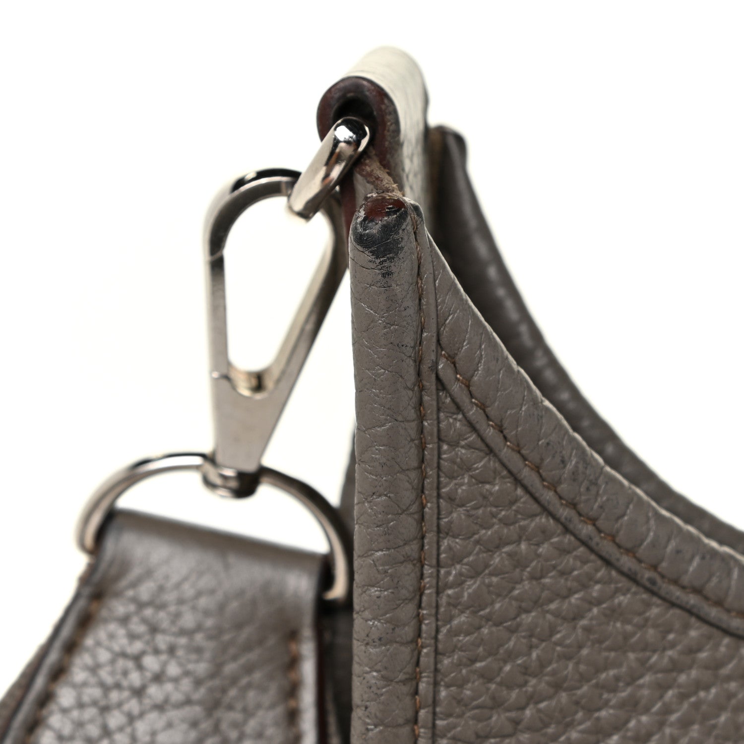 Hermes Taurillon Clemence Evelyne III PM Etain 26 of 32