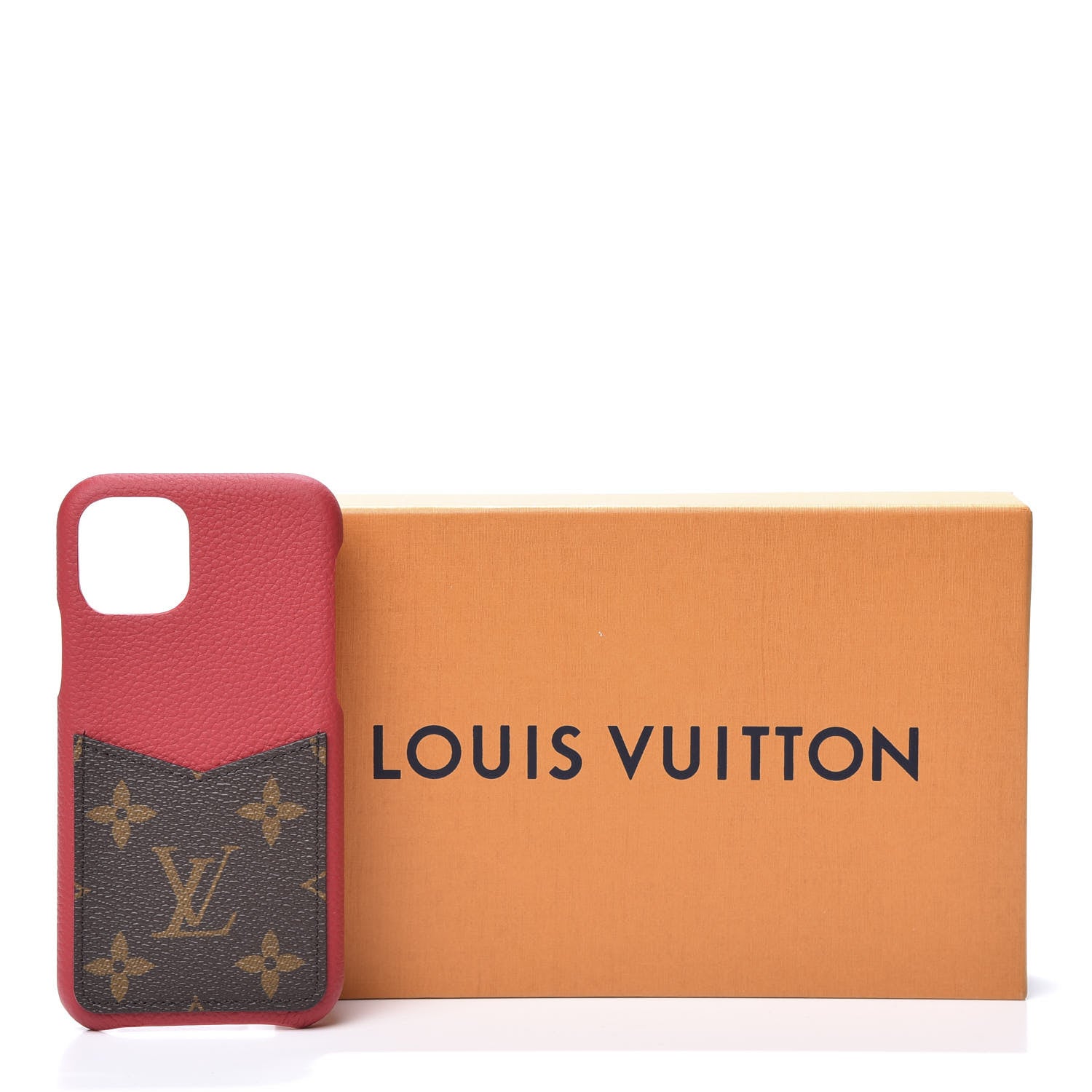 Louis Vuitton Calfskin Monogram iPhone 11 Pro Max Bumper Scarlet 9 of 9