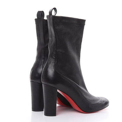 Christian Louboutin Nappa Stretch Gena 85 Bootie 37.5 Black 4 of 10