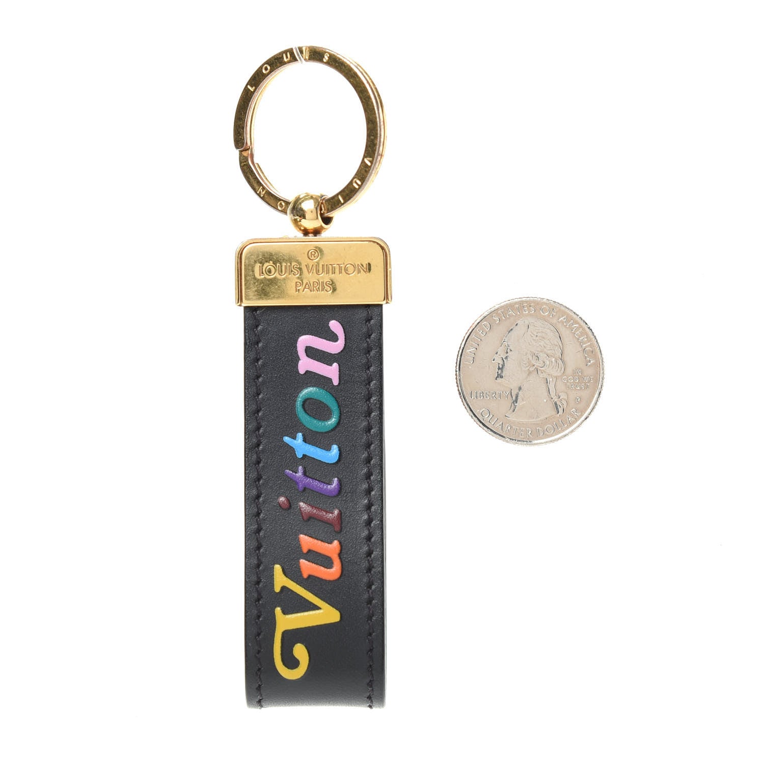 Louis Vuitton Calfskin New Wave Dragonne Key Holder 2 of 4