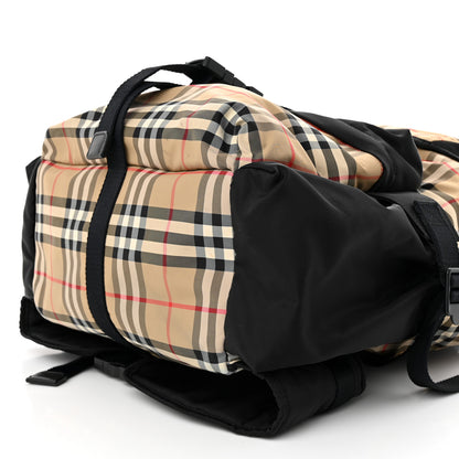 Burberry Nylon Logo Print Wilfin Backpack Archive Beige 9 of 11