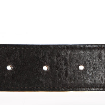 Hermes Box Togo 32mm H Belt 90 Chocolate Orange 15 of 17