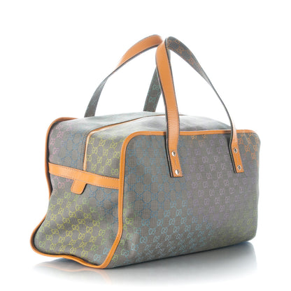 Gucci GG Plus Monogram Large Signature Web Loop Carry On Duffle Bag Multicolor 3 of 7