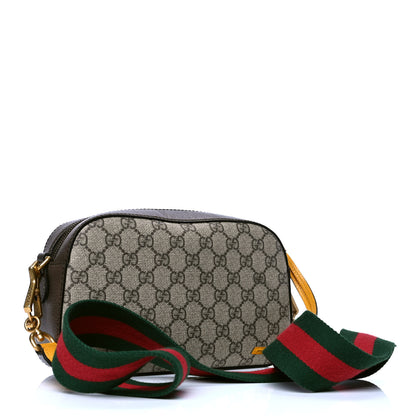 Gucci GG Supreme Monogram Web Neo Vintage Shoulder Bag Beige New Acero Crop 2 of 4