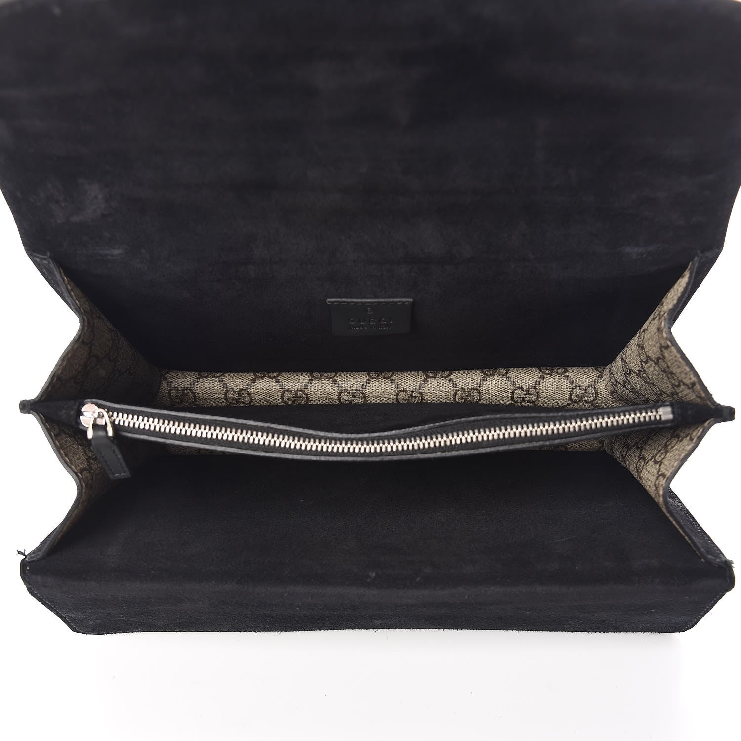 Gucci GG Supreme Monogram Small Dionysus Shoulder Bag Black 5 of 15