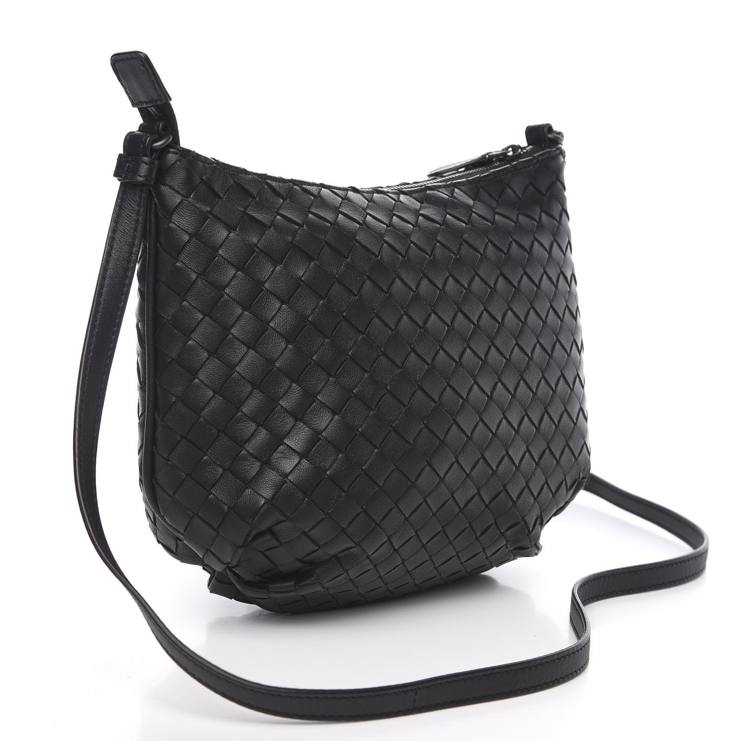 Bottega Veneta Nappa Intrecciato Crossbody Black 2 of 8