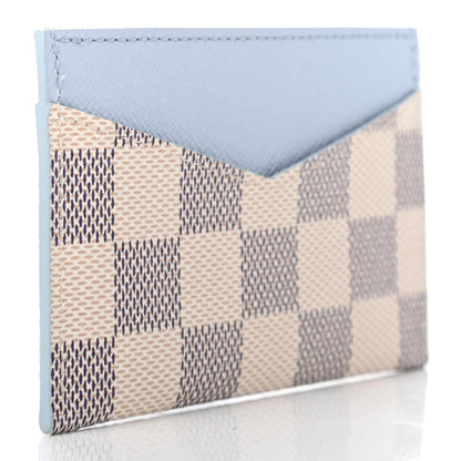 Louis Vuitton Damier Azur Daily Card Holder Olympe Blue 2 of 4