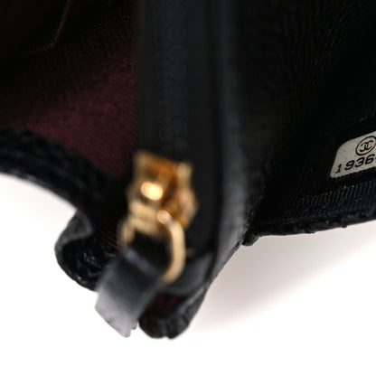 Chanel Caviar Quilted Wallet On Chain WOC Black 7 of 10