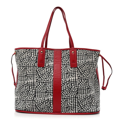 MCM Visetos Large Liz Reversible Shopper Tote Ruby Red 4 of 21