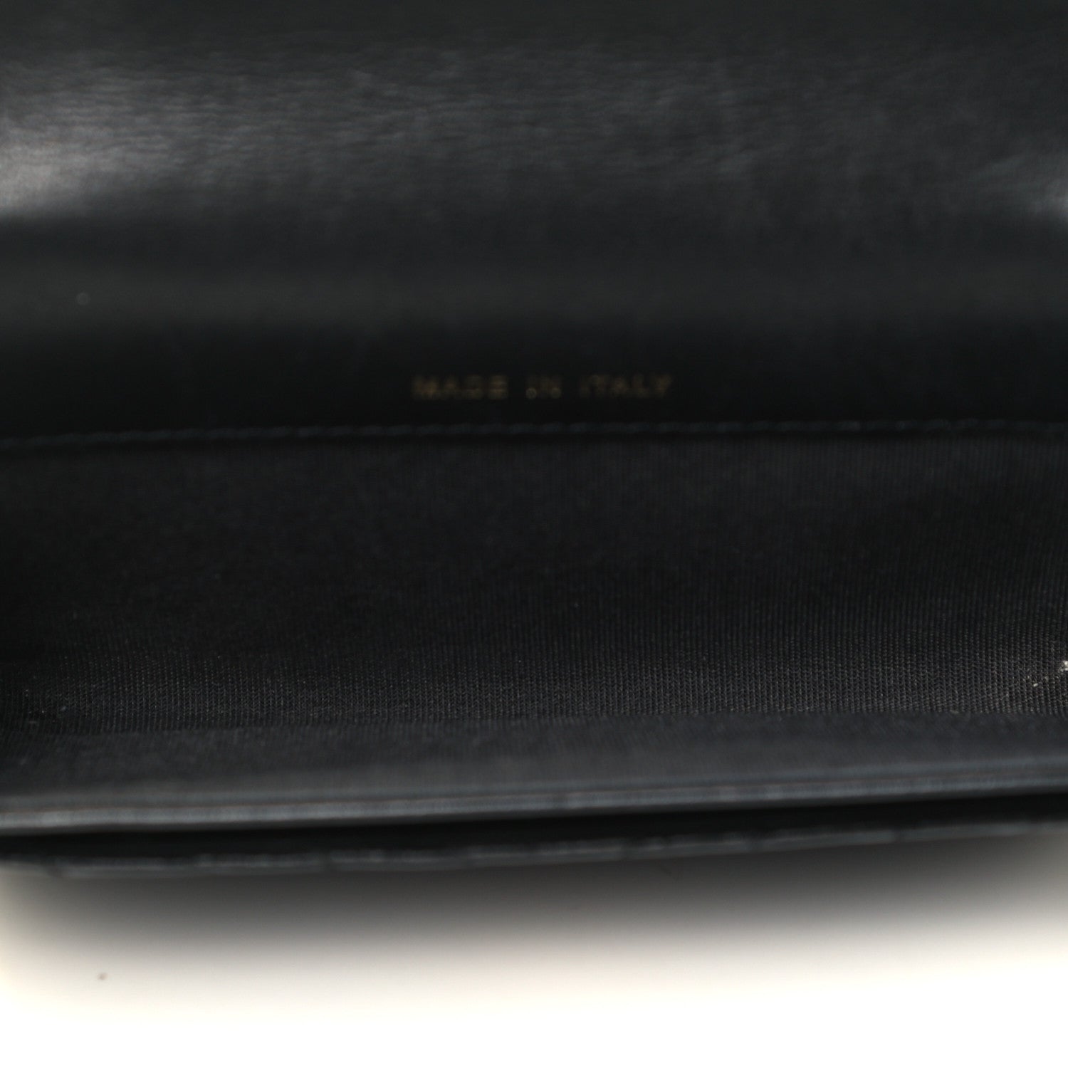 Chanel Lambskin Chevron Quilted Boy Card Holder Wallet Black 4 of 4