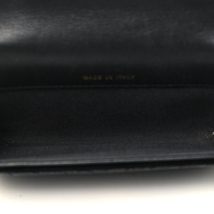 Chanel Lambskin Chevron Quilted Boy Card Holder Wallet Black 4 of 4