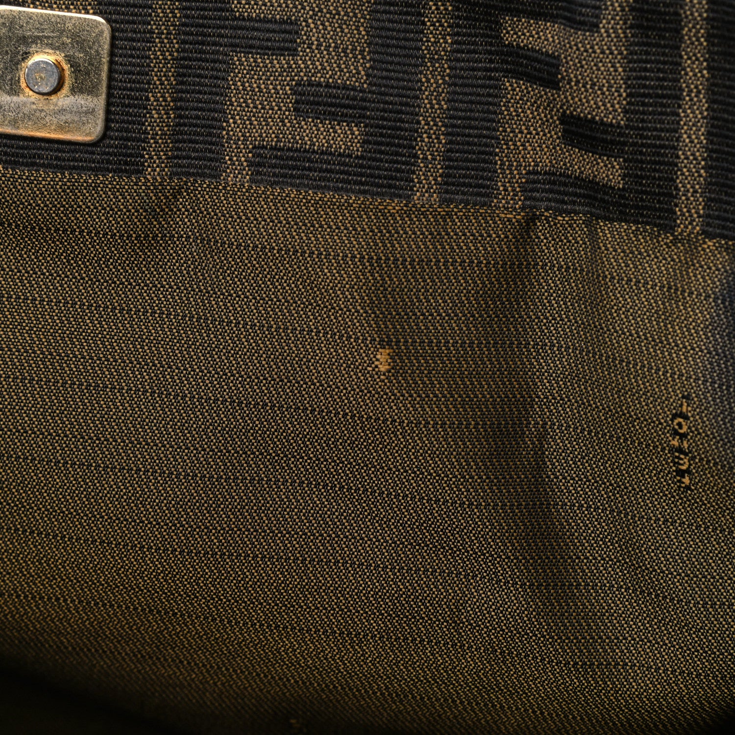 Fendi Zucca Small Holdall Tote Tobacco 5 of 13