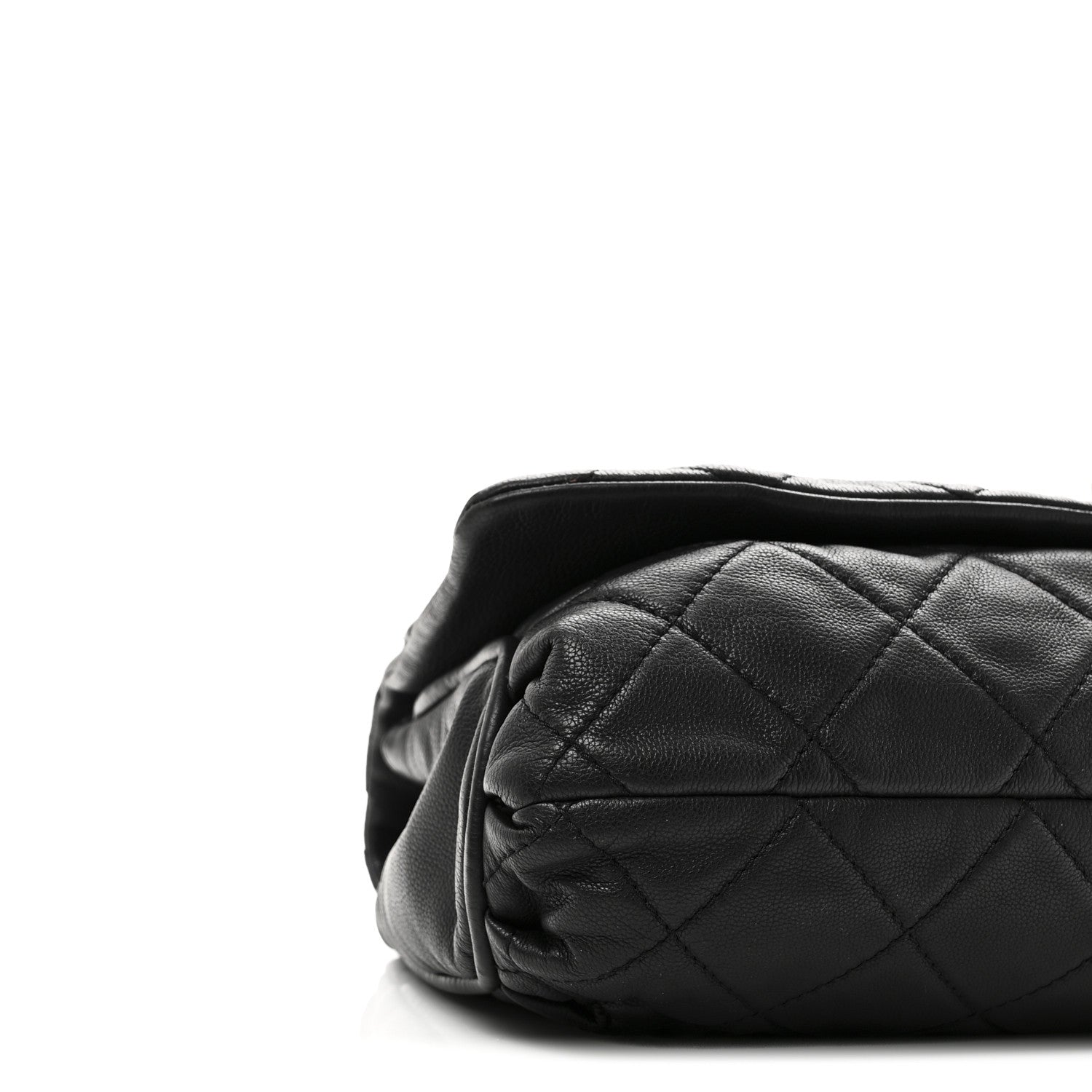 Chanel Calfskin Quilted CC Curvy Flap Black 9 of 11