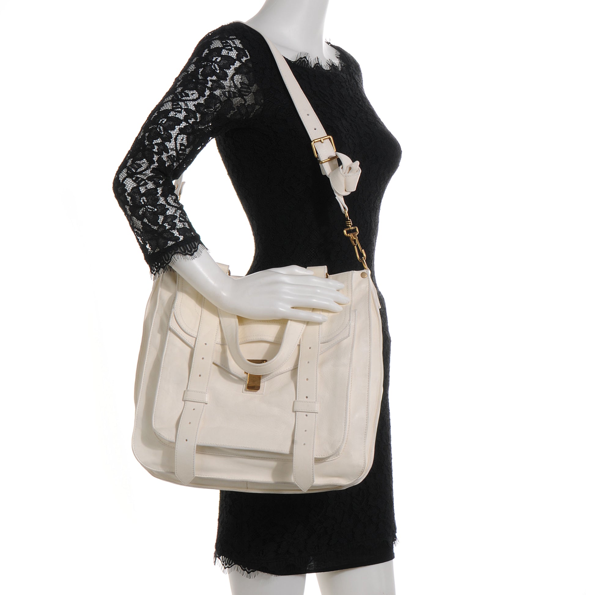 Proenza Schouler Leather PS1 Tote White 2 of 14