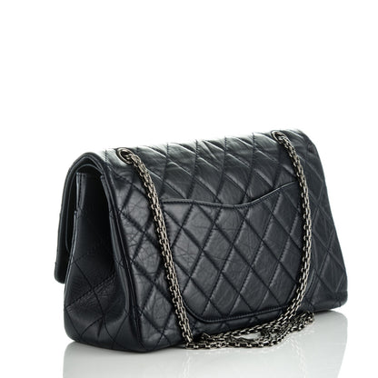 Chanel Aged Calfskin Quilted 2.55 Reissue 227 Flap Dark Navy 3 of 8