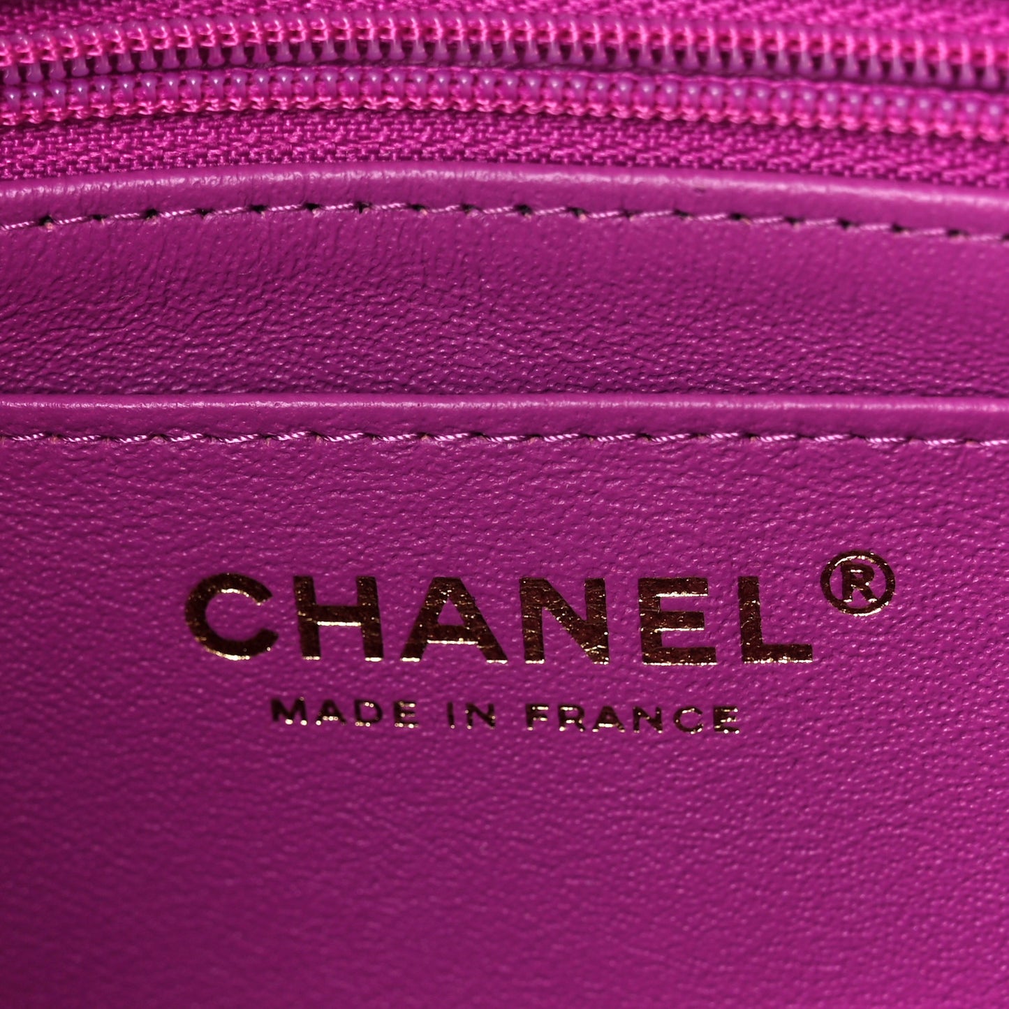 Lambskin Quilted Mini Rectangular Flap Blue Purple