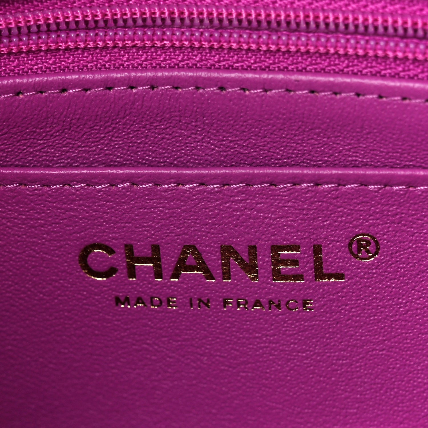 Chanel Lambskin Quilted Mini Rectangular Flap Blue Purple 7 of 13