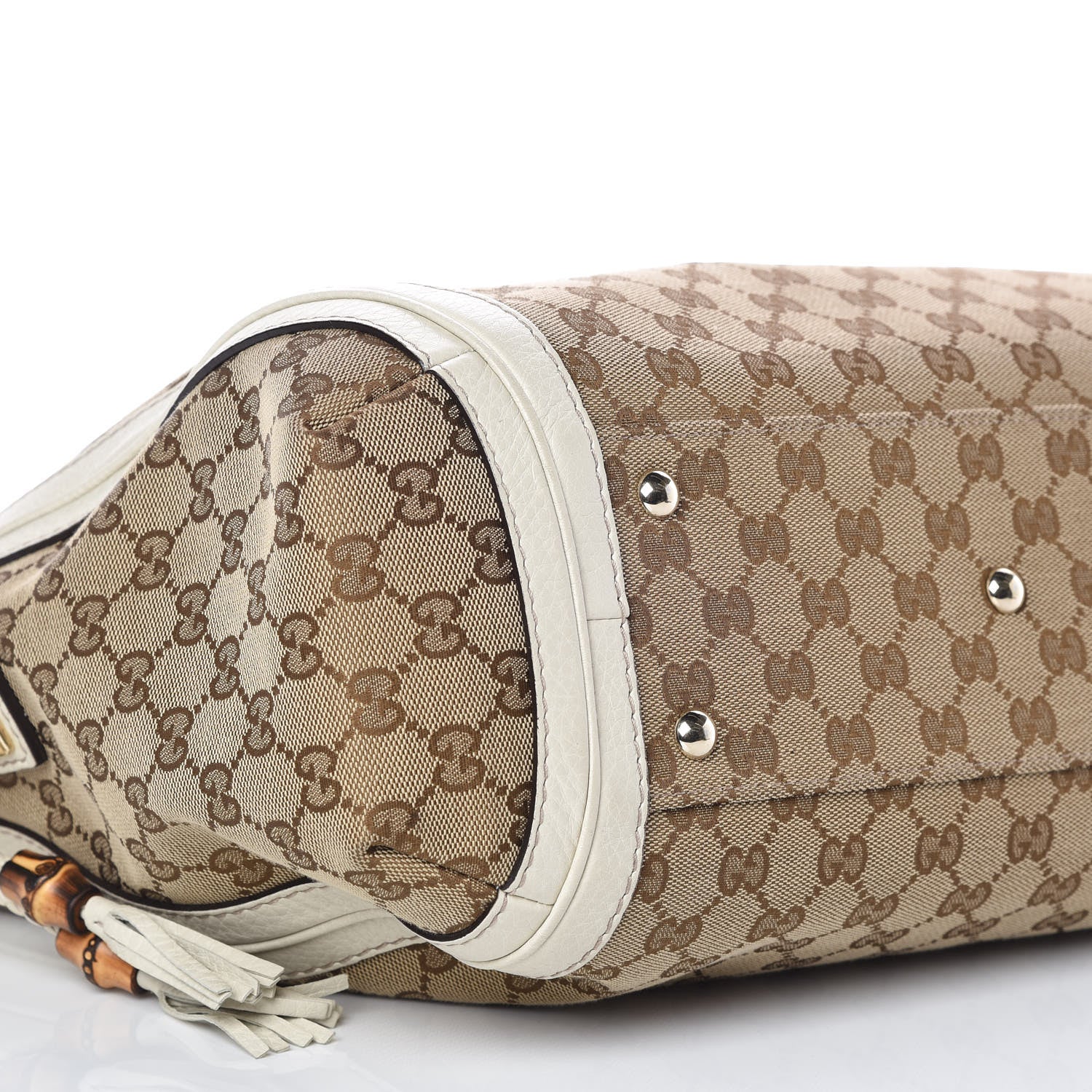 Gucci Monogram Medium Bella Hobo Off White 5 of 9