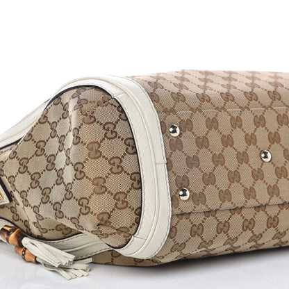 Gucci Monogram Medium Bella Hobo Off White 5 of 9