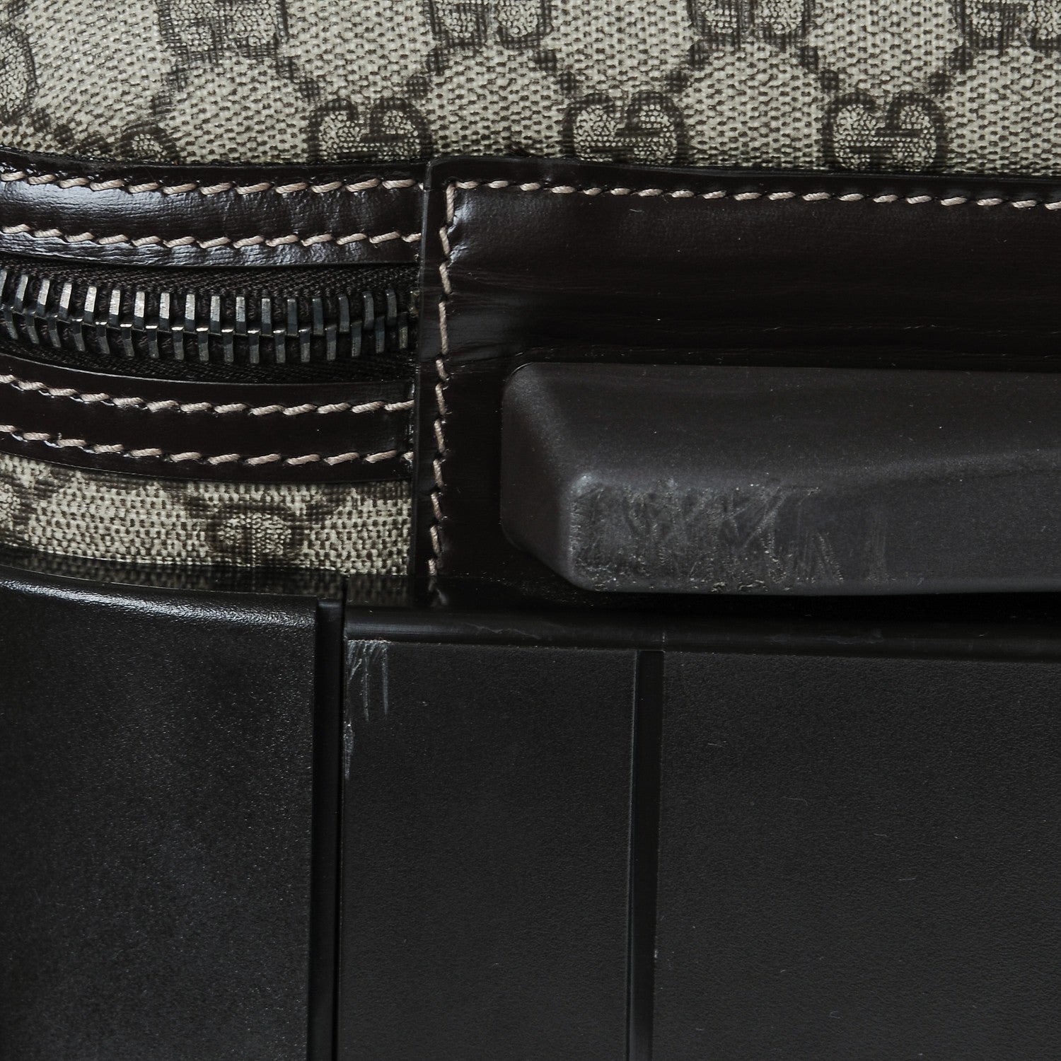 Gucci GG Plus Monogram Small Interlocking G Trolley Brown 17 of 18