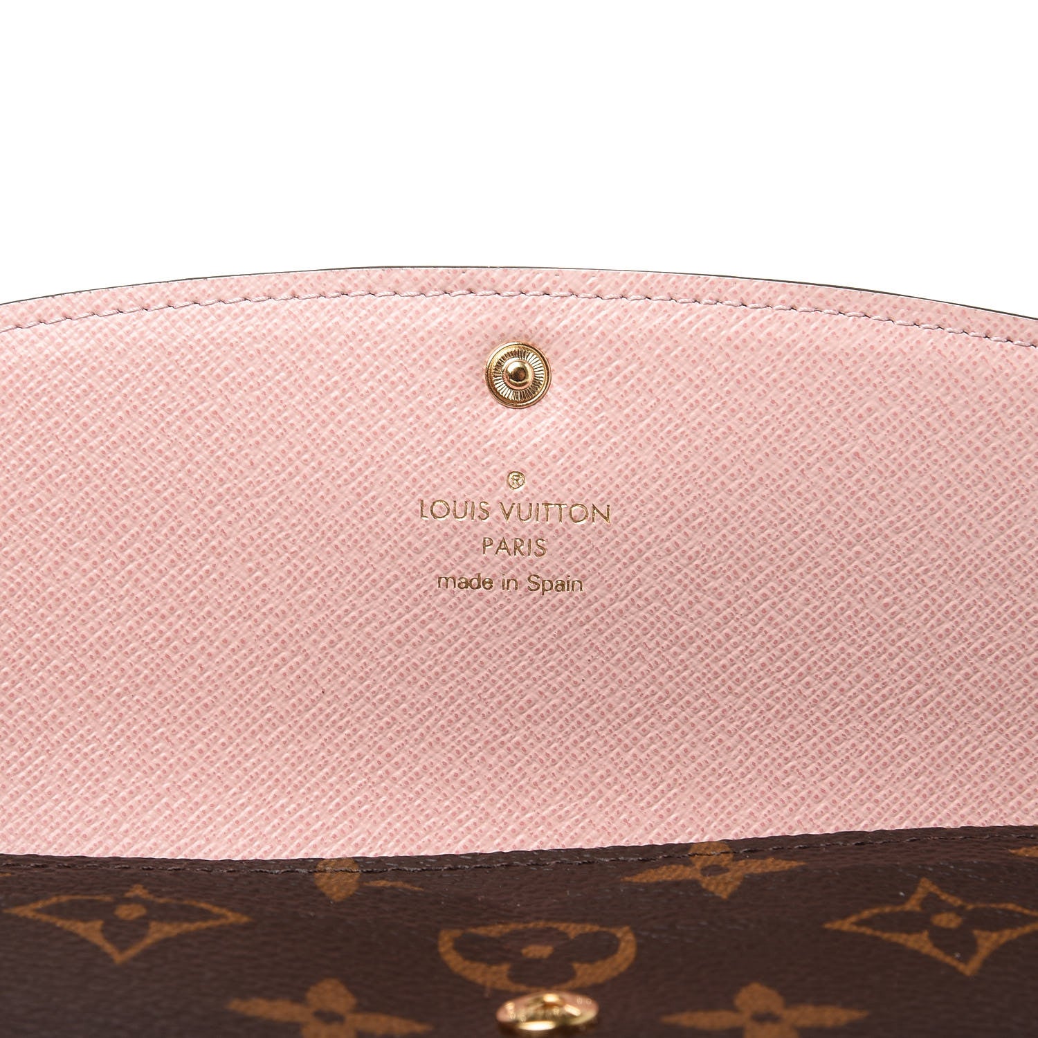 Louis Vuitton Monogram Emilie Wallet Rose Ballerine 8 of 10
