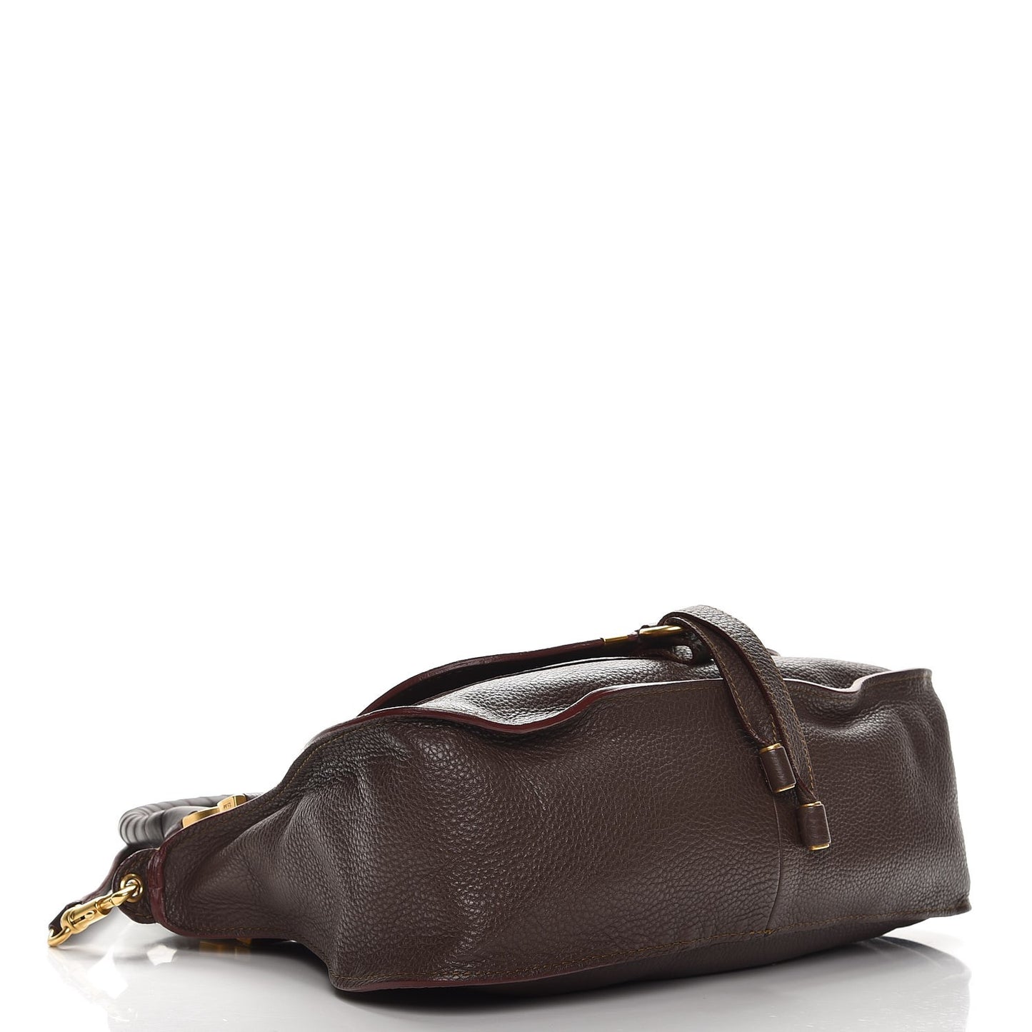 Calfskin Medium Marcie Satchel Truffle