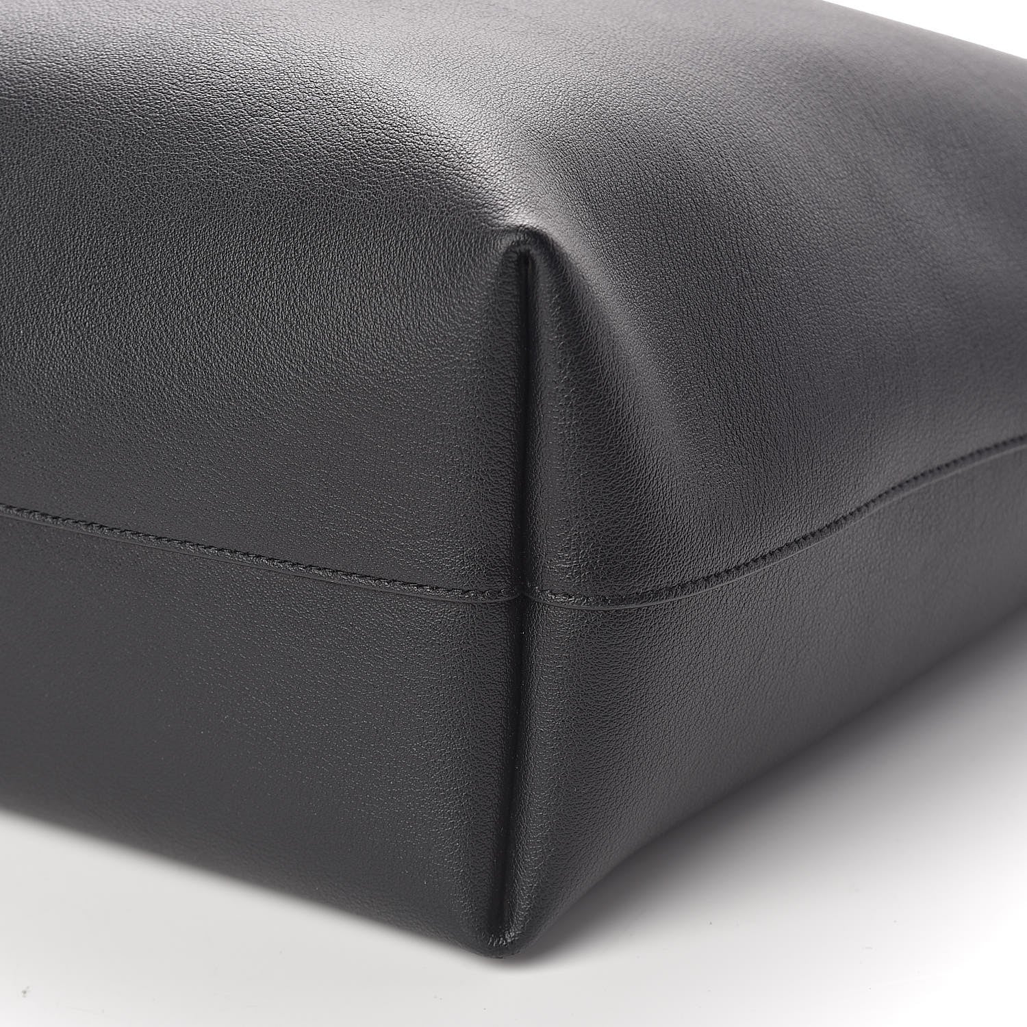 Saint Laurent Calfskin Large Shopping Tote Black 9 of 10