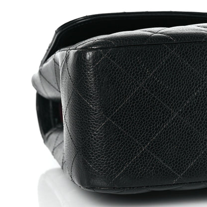 Chanel Caviar Quilted Jumbo Double Flap Black 8 of 18