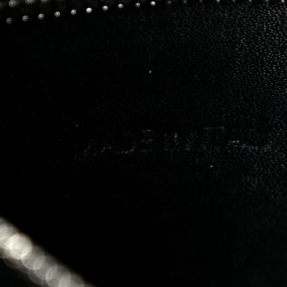Balenciaga Shiny Calfskin Logo Crocodile Embossed XXS Everyday Tote  Black 6 of 10