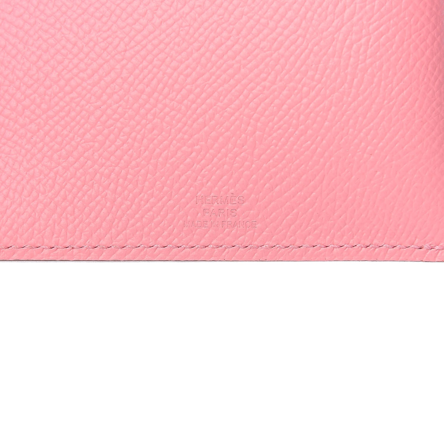 Hermes Chevre Mysore Tarmac PM Passport Holder Rose Confetti 5 of 6