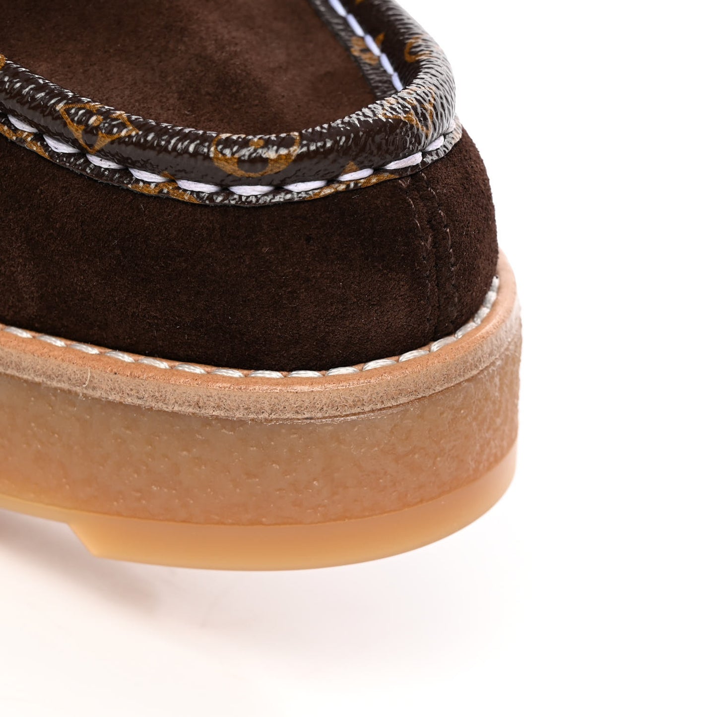 Suede Monogram Ankle Boots 40