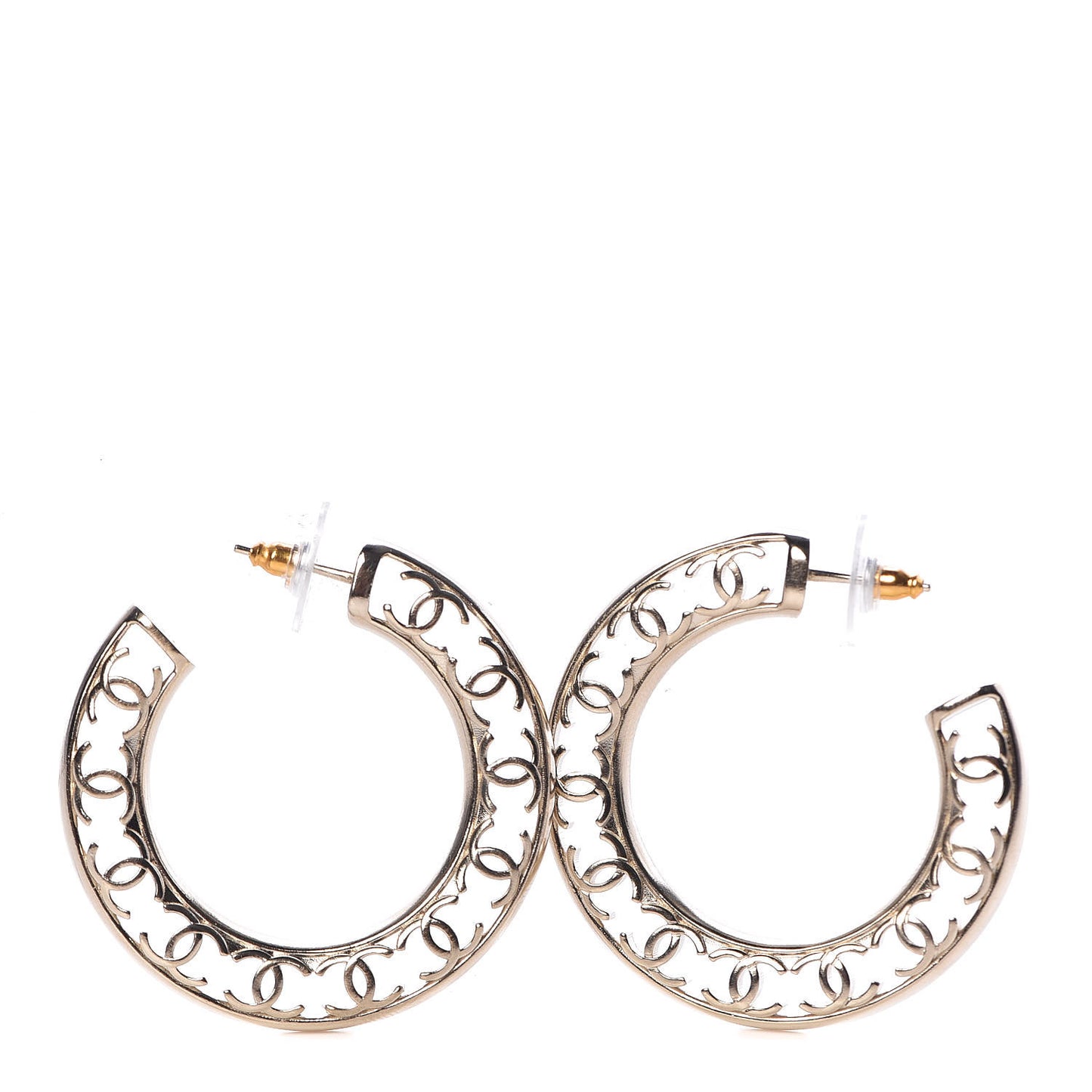 CC Hoop Earrings Gold