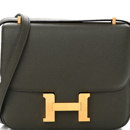 Hermes Epsom Constance 18 Vert De Gris 4 of 14