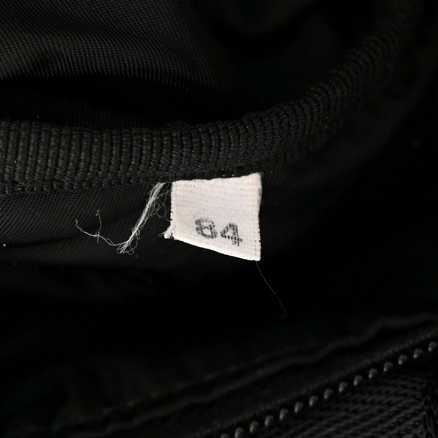 Nylon Metal Triple Pocket Belt Bag Black