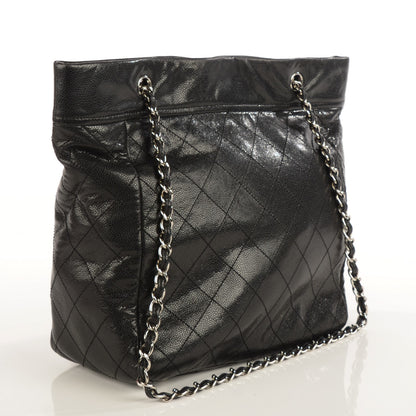 Chanel Soft Caviar Large Timeless CC Shoulder Bag Black 3 of 7