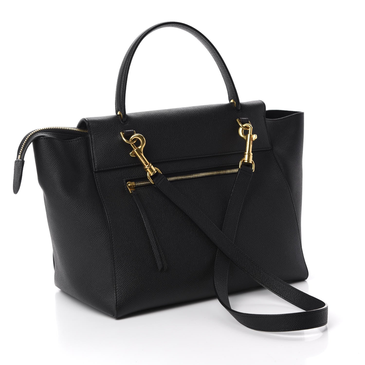 Celine Grained Calfskin Mini Belt Bag Black 3 of 11