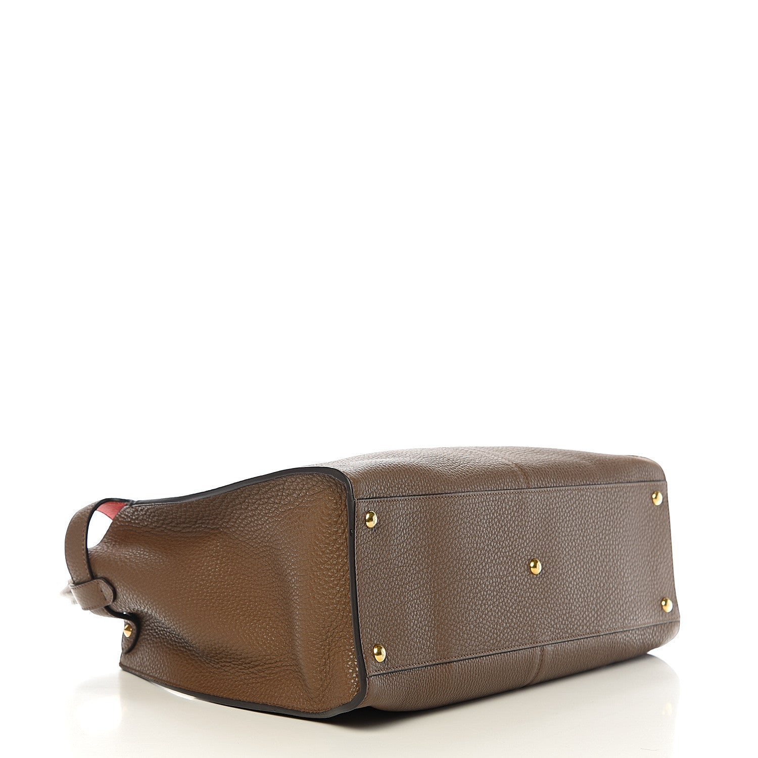 Fendi Cuoio Romano Selleria Bi-Color Large Peekaboo X-Lite Fango Papavero Fuxia 3 of 9