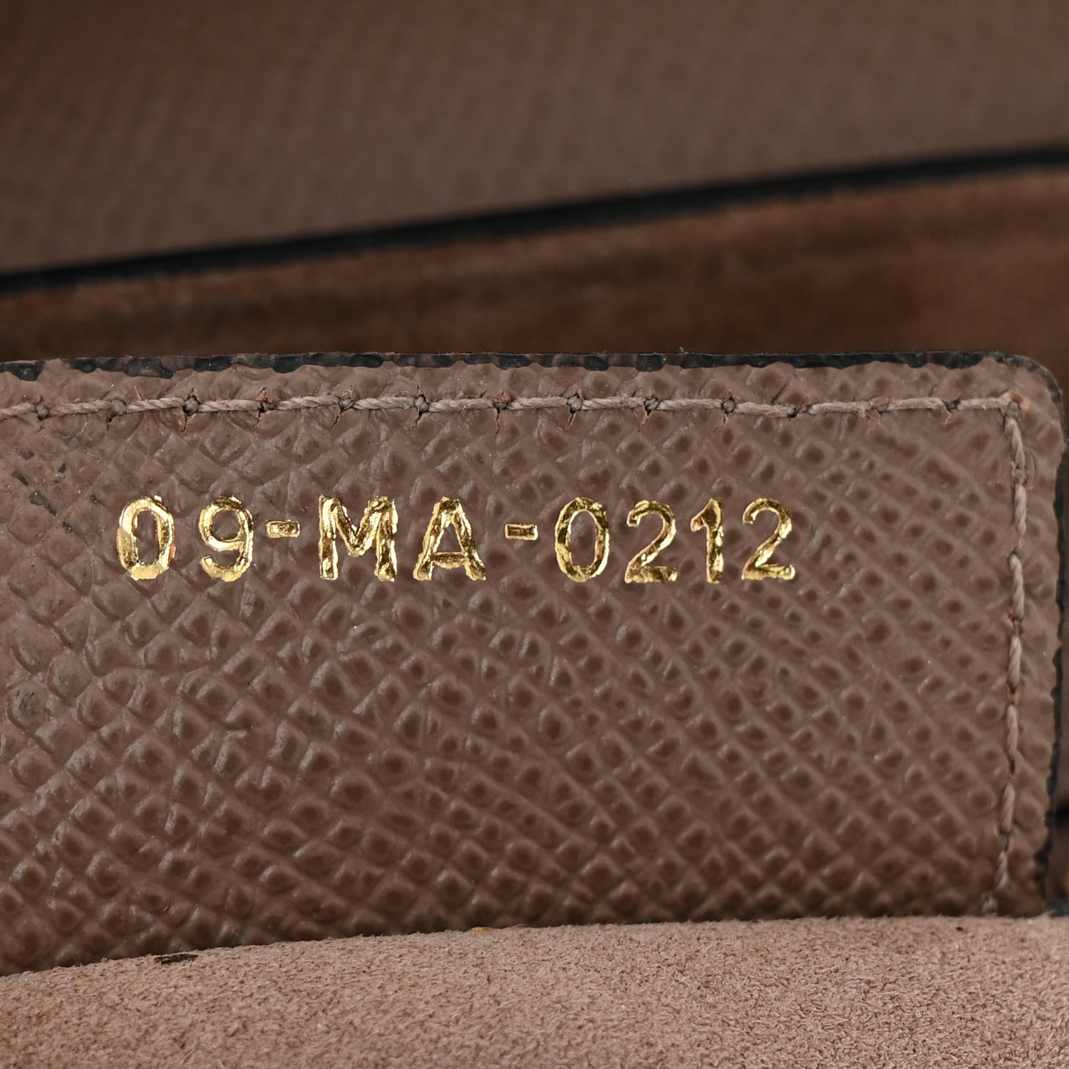 Christian Dior Grained Calfskin Saddle Bag Warm Taupe 7 of 12