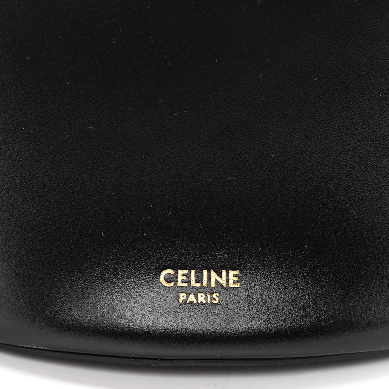 Celine Calfskin Crecy Bucket Bag Black 6 of 11