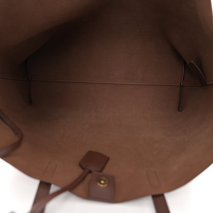 Saint Laurent Calfskin Large Shopping Tote Old Brandy 6 of 12