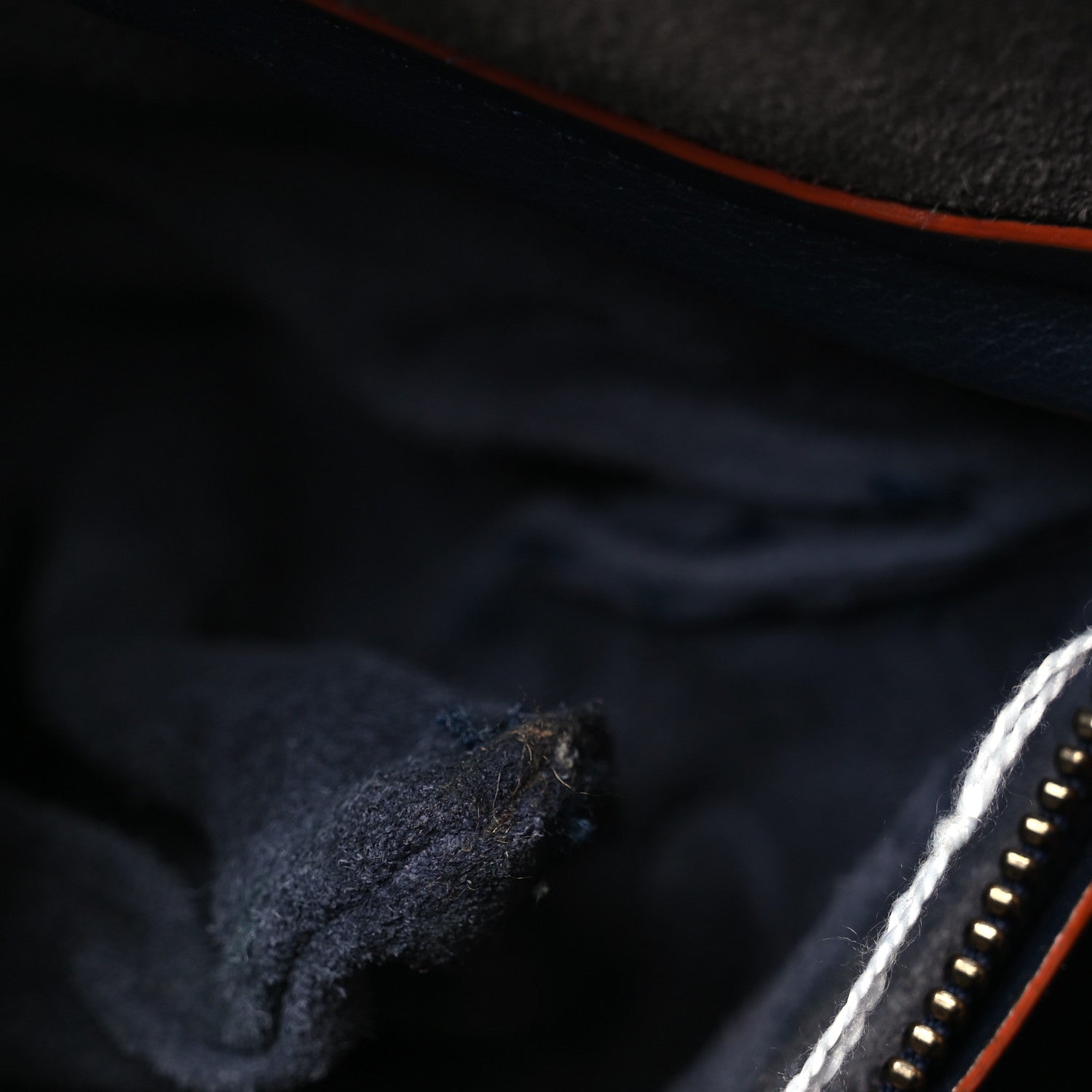 Celine Supple Calfskin Large Phantom Luggage Navy Blue Orange 13 of 17