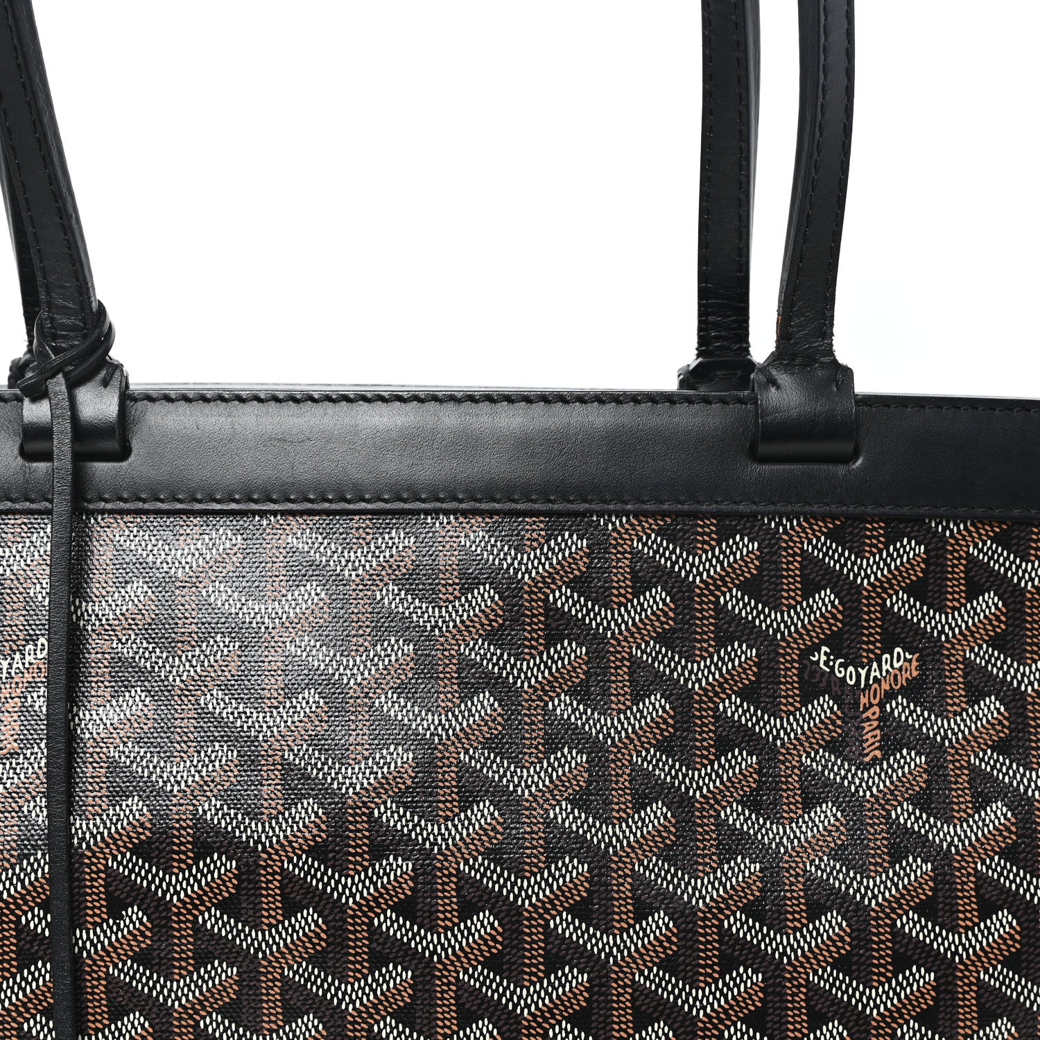 Goyard Goyardine Bellechasse Biaude MM Tote Black 7 of 12