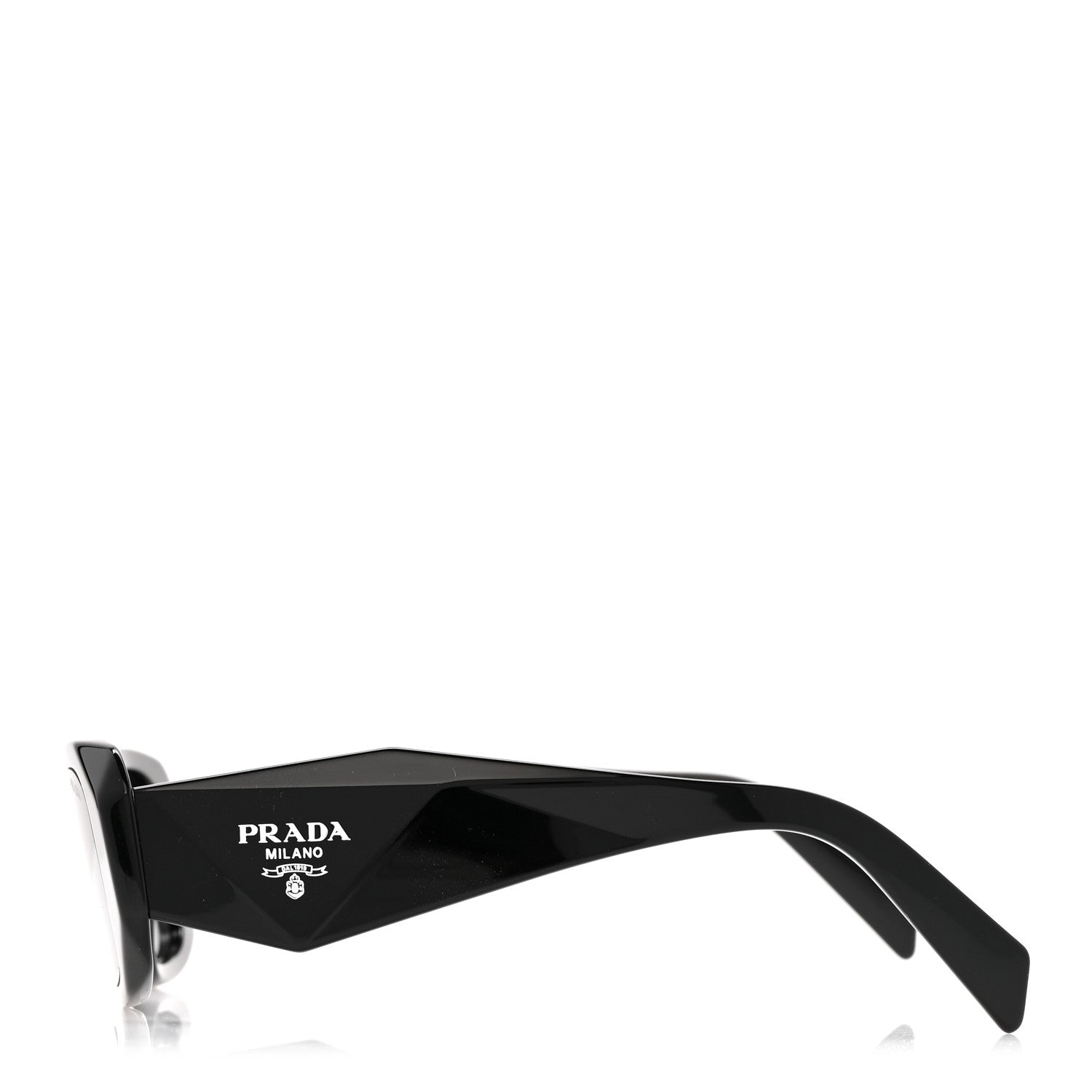 Prada Acetate Symbole Sunglasses SPR 17W Black 3 of 8