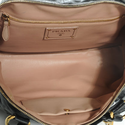 Prada Vitello Shine Tote Nero Black 5 of 7