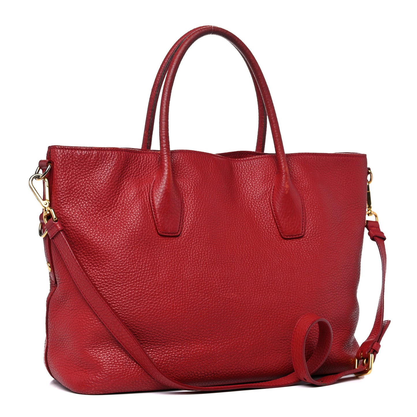 Vitello Daino Tote Rosso